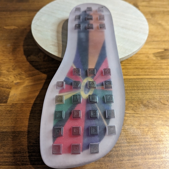 Dr.Scholl’s In The Clear Turquoise Casual Slide Sandal - Picture 7 of 9